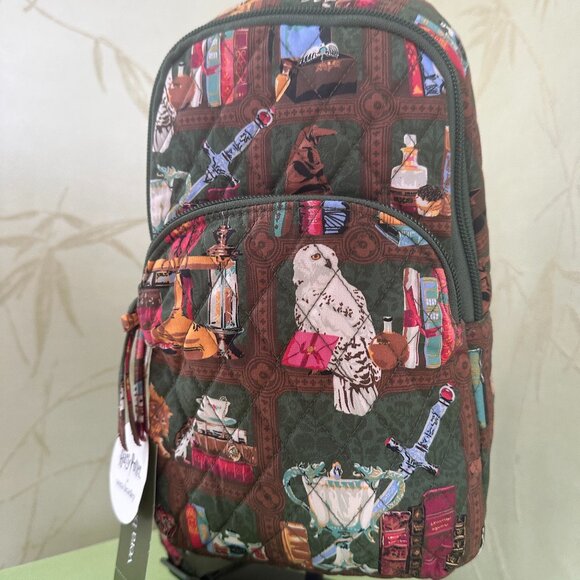 VERA BRADLEY HARRY POTTER LORMAN SLING BACKPACK:NWT HOGWARTS LIBRARY BAG #4 main image 14